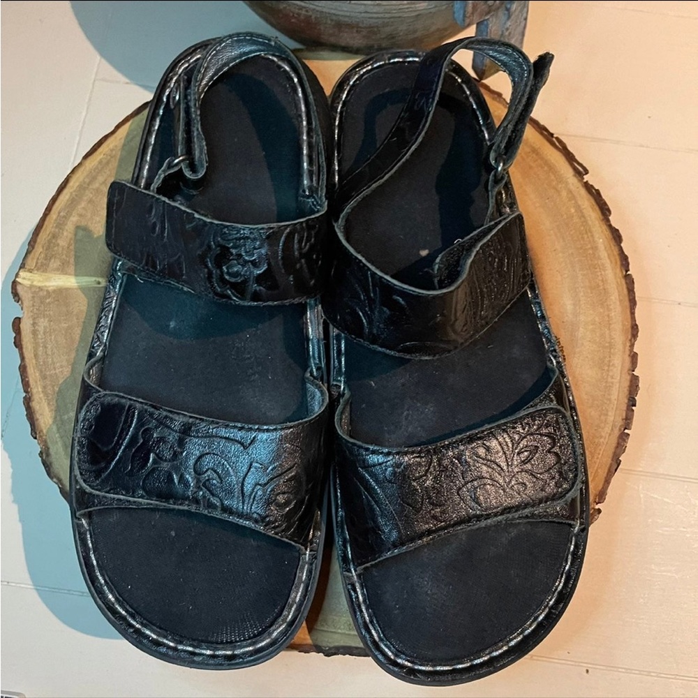 Alegria black sandals 9.5